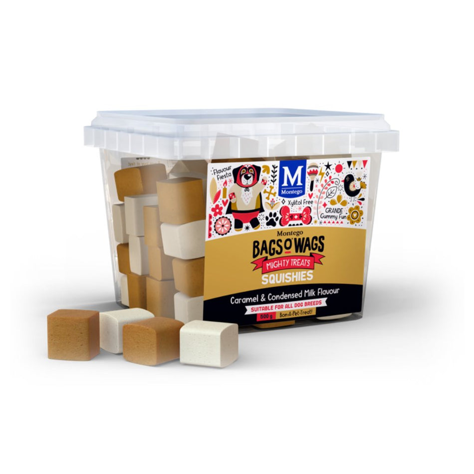 Montego Dog Treats Bags O Wags Squishies  500G