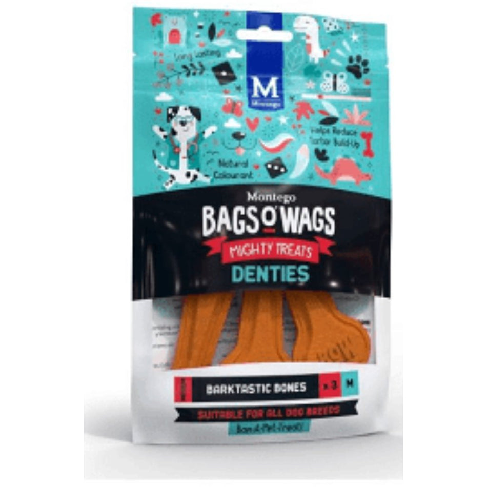 Montego Dog Treats Denties Bone Medium 105G