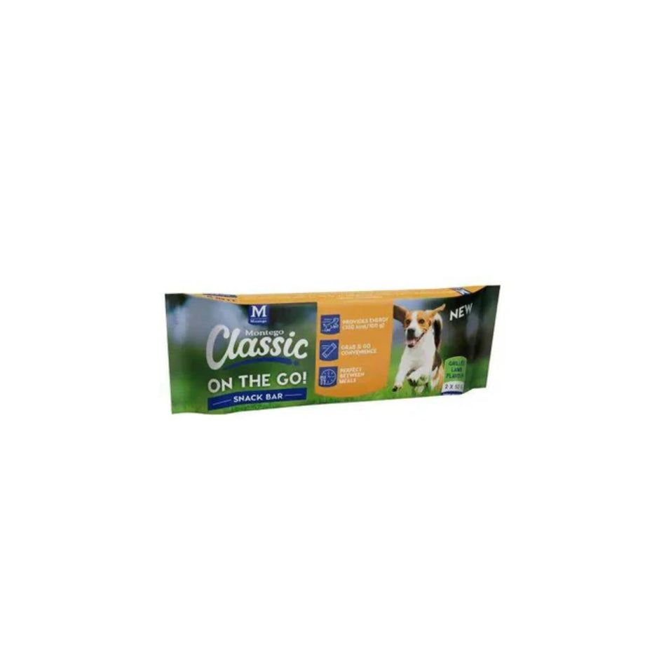 Montego Dog Treats Snack Bar Adult Gril Lamb 100G