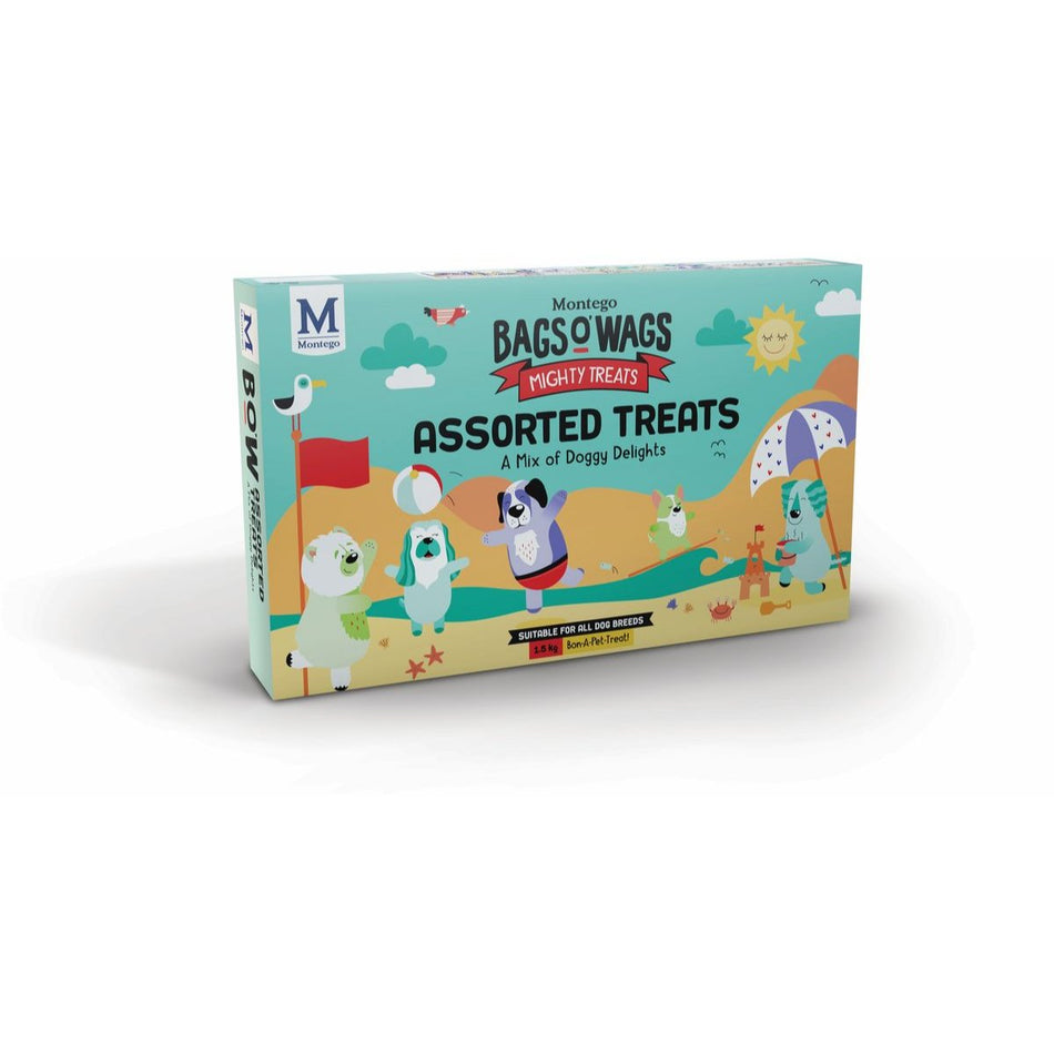 Montego Dog Treats Bags O Wags Assorted 1.5KG