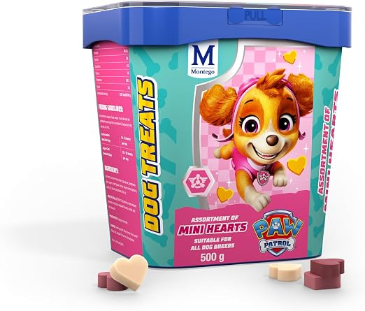 Montego Paw Patrol Assortment Mini Hearts 500g