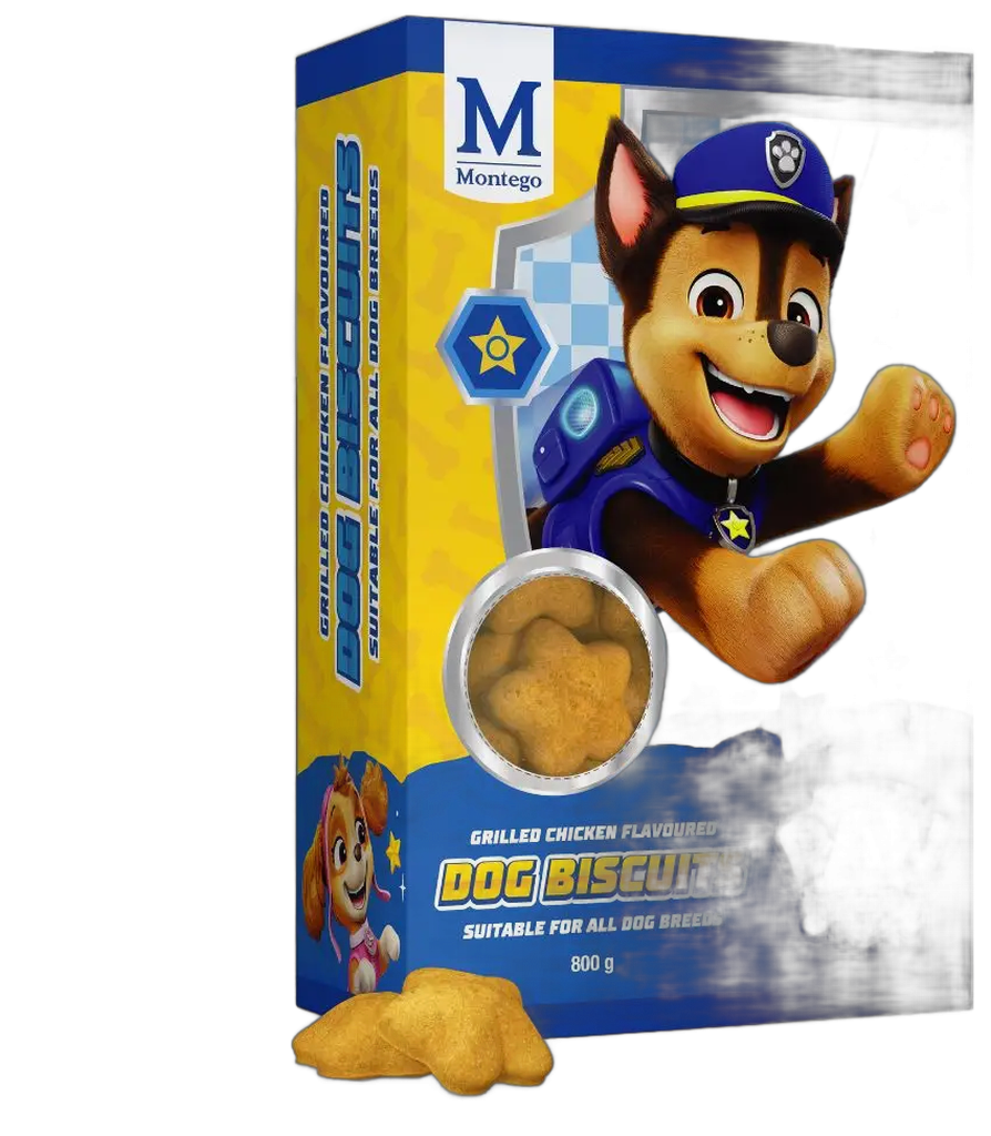 Montego Paw Patrol Chicken Biscuits 800g