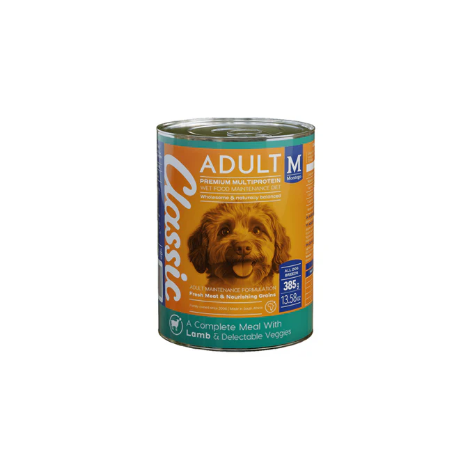 Montego Classic Lam and Veg Adult Wet Dog Food 385G