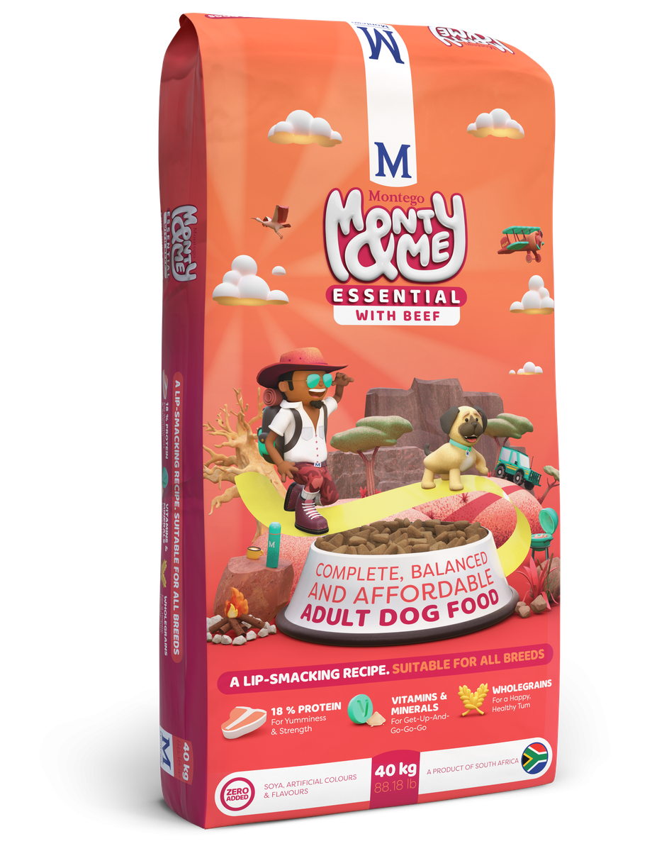 Montego Monty & Me Essential Dog Food Beef 40KG