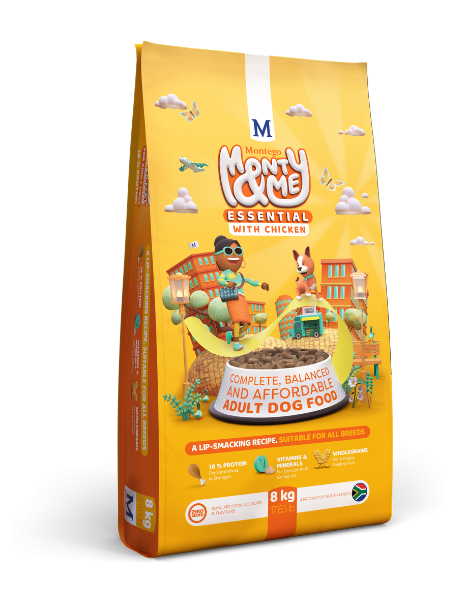 Montego Monty & Me Essential Dog Food Chicken 8KG