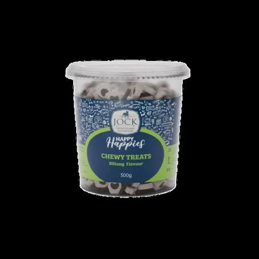 Jock Happy Happies Biltong Flavour Chewy Dog Treats