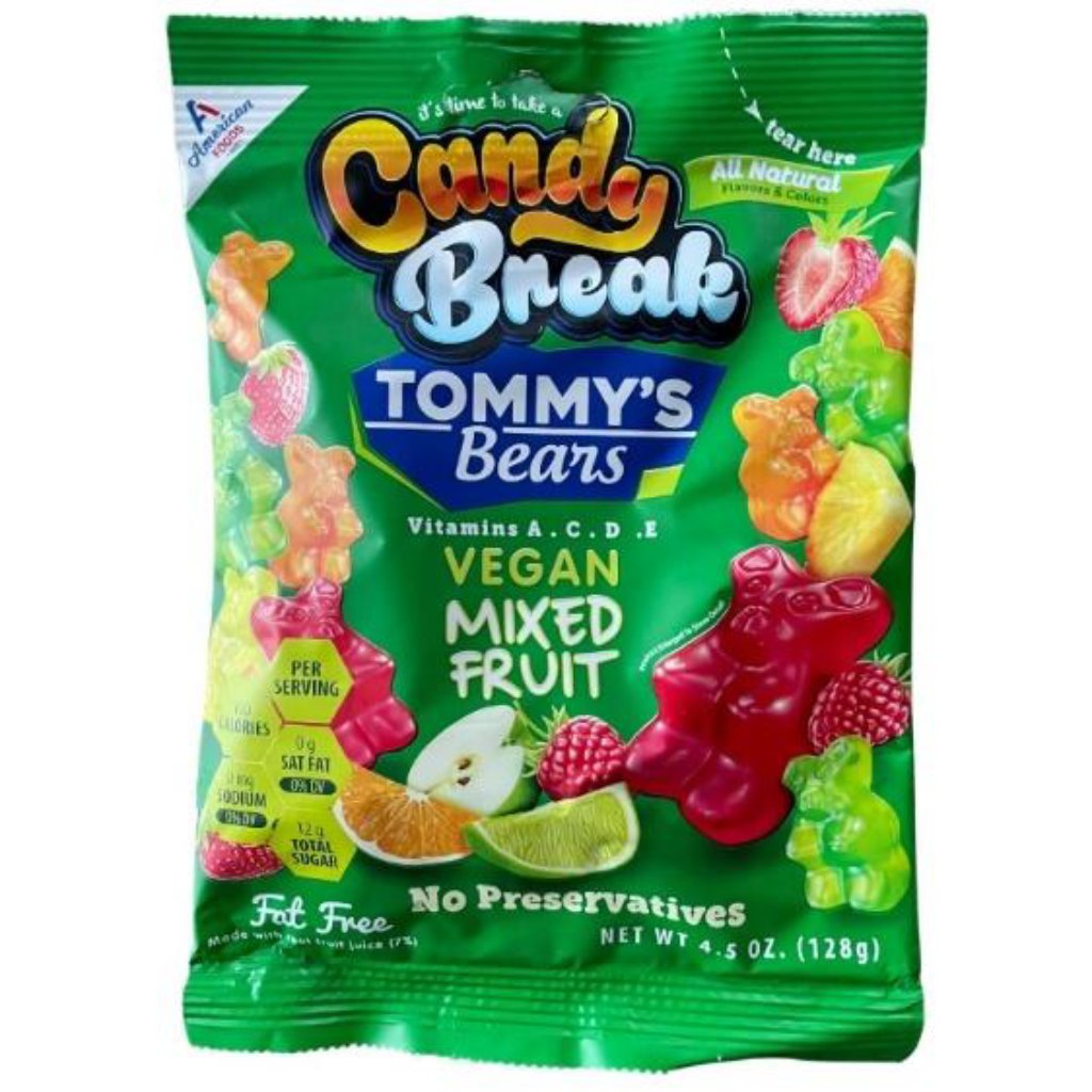 Candy Break Tommy's Bears Mixed Fruit 128G DEFAULT TITLE