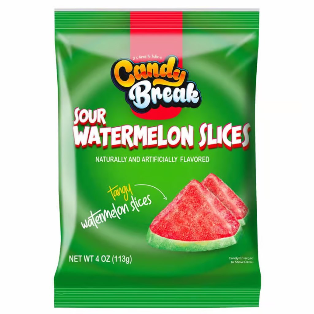 Candy Break Sour Watermelon Slices 113G DEFAULT TITLE