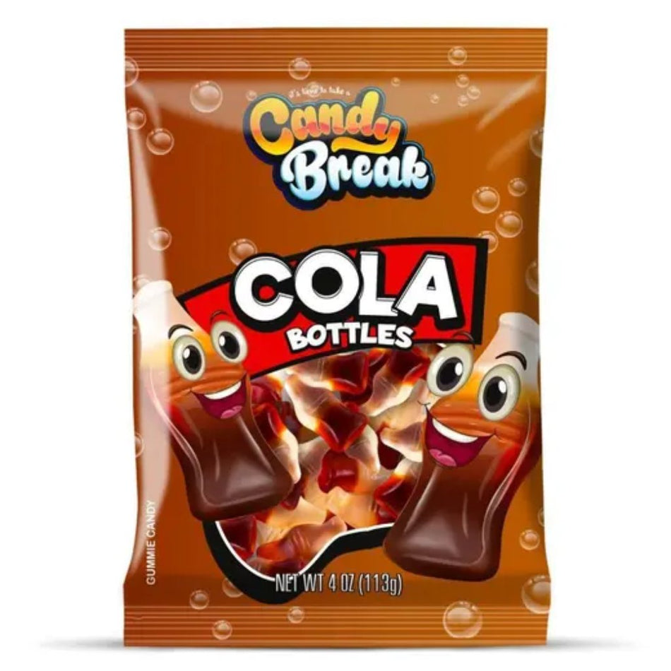 Candy Break Sweets Sour Cola Bottles 113G DEFAULT TITLE