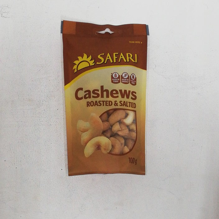 Safari Cashews Roasted & Salted 100G
