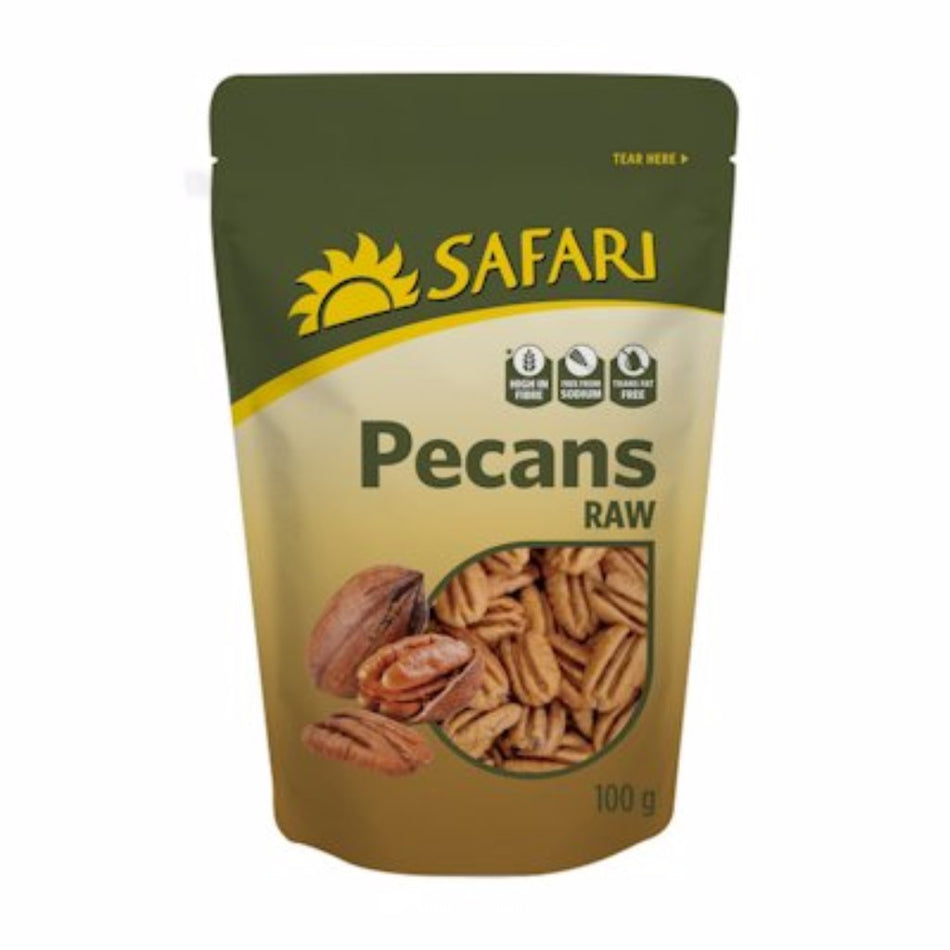 Safari Pecans Raw 100G