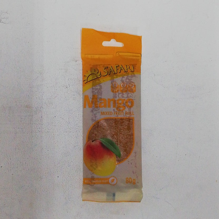 Safari Fruit Roll Mango 80G