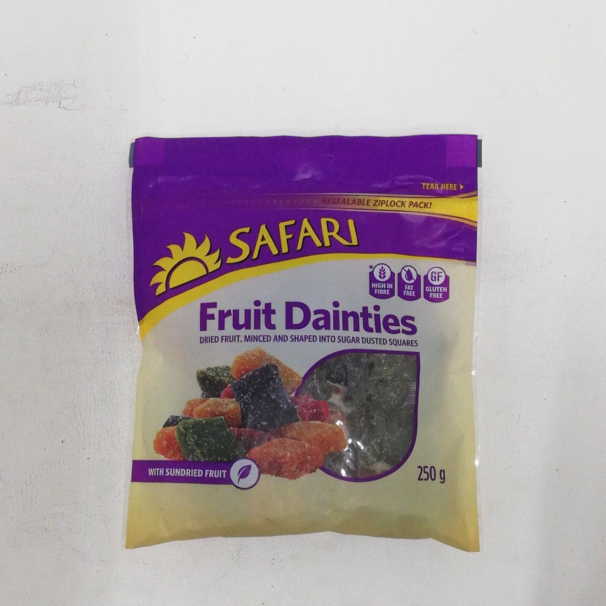 Safari Dried Fruit Dainties 250G
