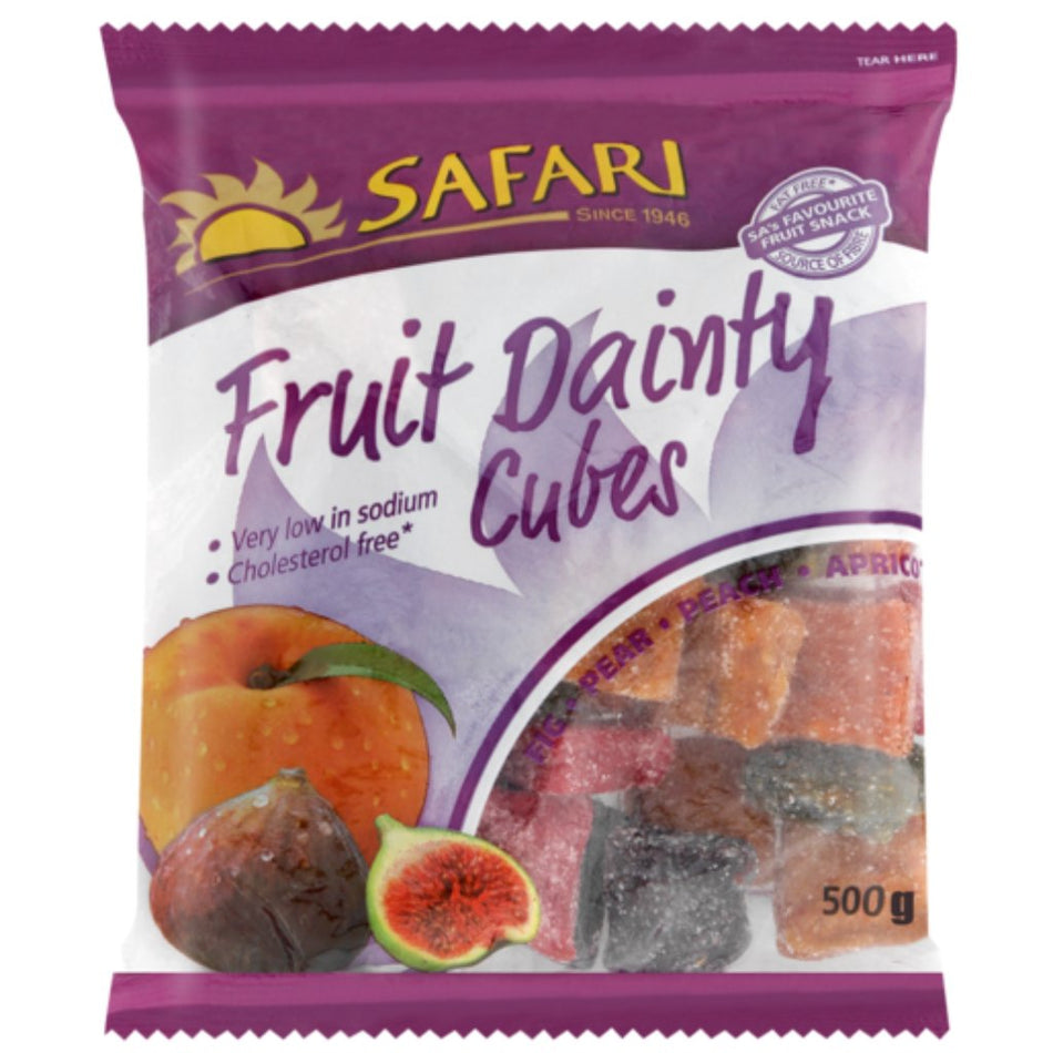 Safari Dried Fruit Dainty Cubes 500G