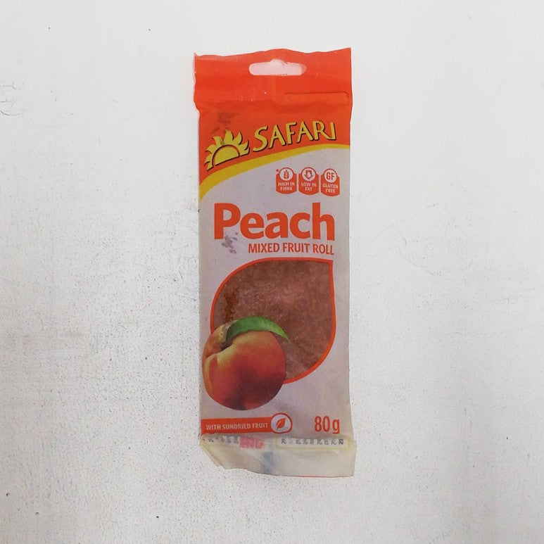 Safari Fruit Roll Peach 80G
