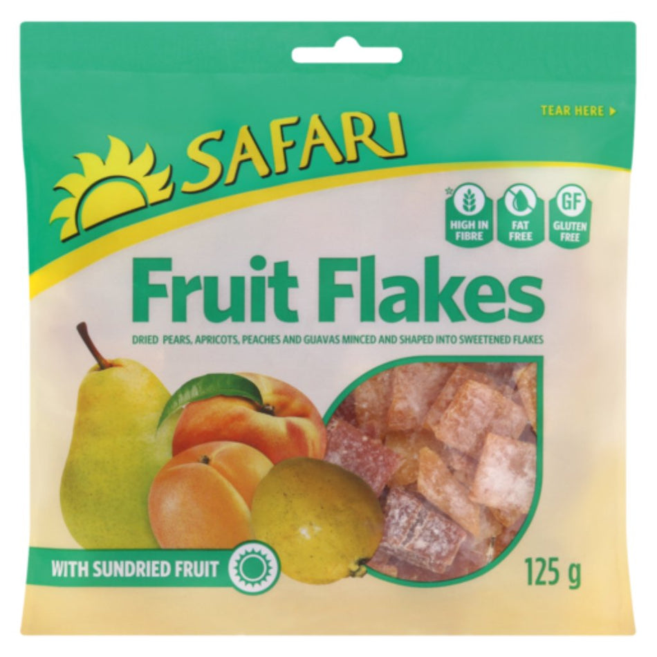Safari Fruit Flakes Sundried 125G