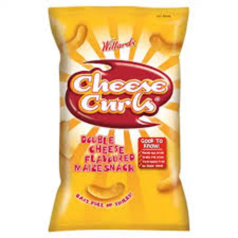 Willards Maize Snack Cheese Curls 150G