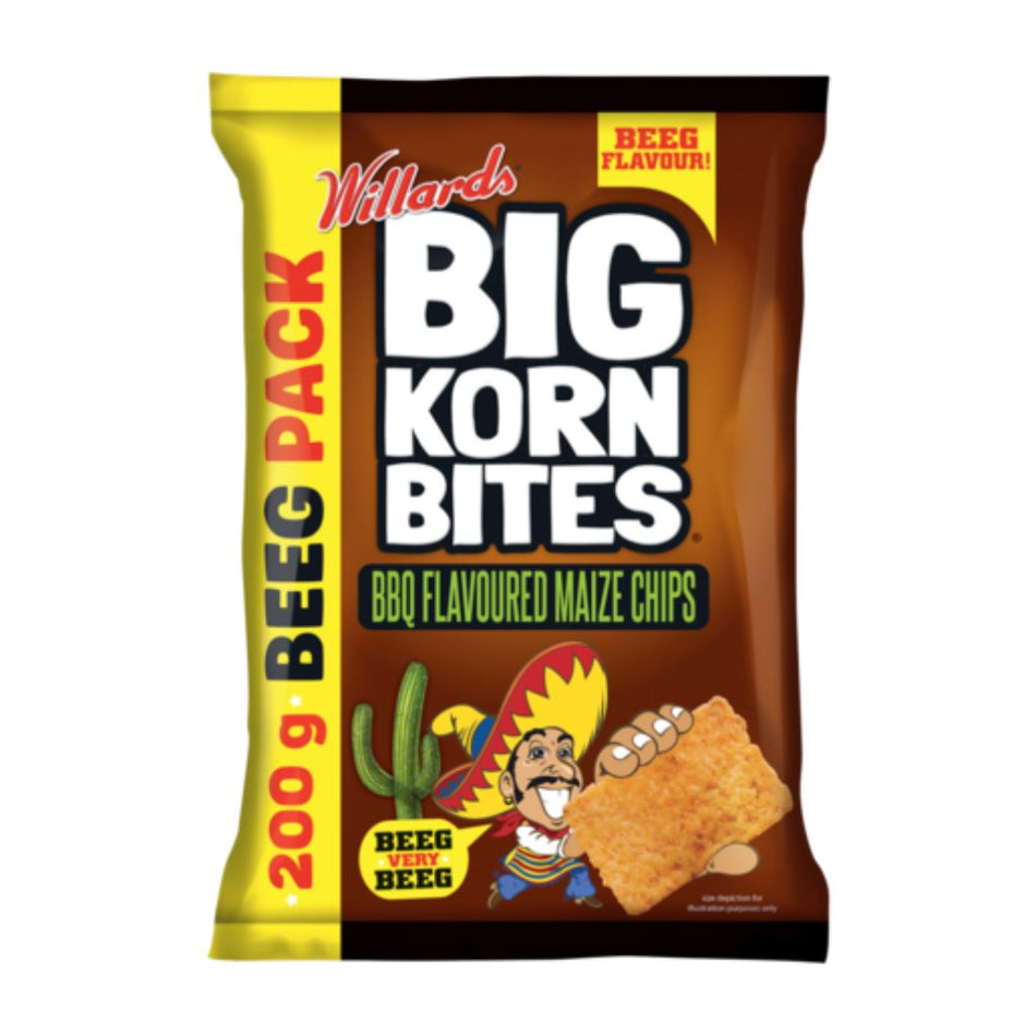 Willards Big Korn Bites BBQ 200G