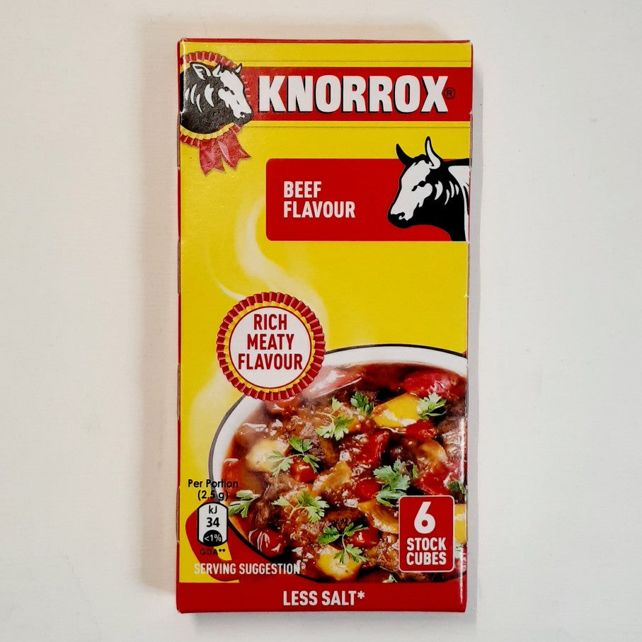 Knorrox Beef Flavoured Stock Cubes Beef 6 x 10G