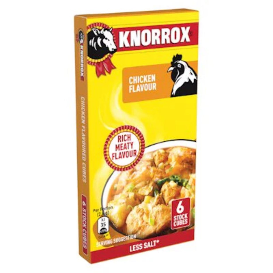 Knorrox Chicken Flavoured Stock Cubes 6 x 10G
