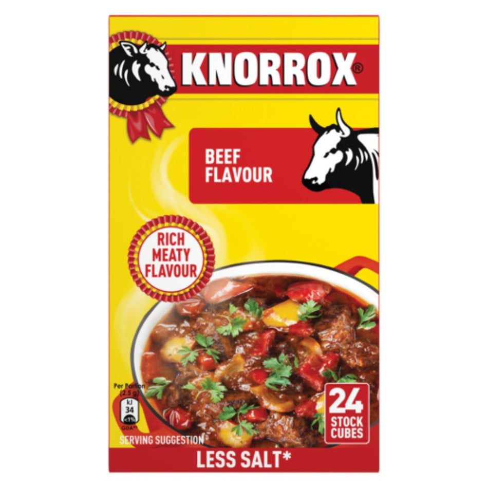 Knorrox Beef Flavoured Stock Cubes 24 x 10G