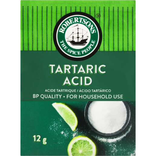 Robertsons Tartaric Acid Regular 12G