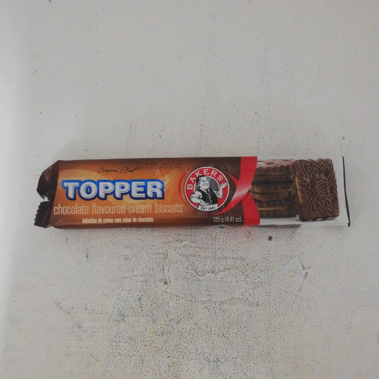 Bakers Biscuits Topper Chocolate 125G