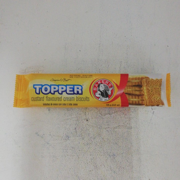 Bakers Biscuits Topper Custard 125G