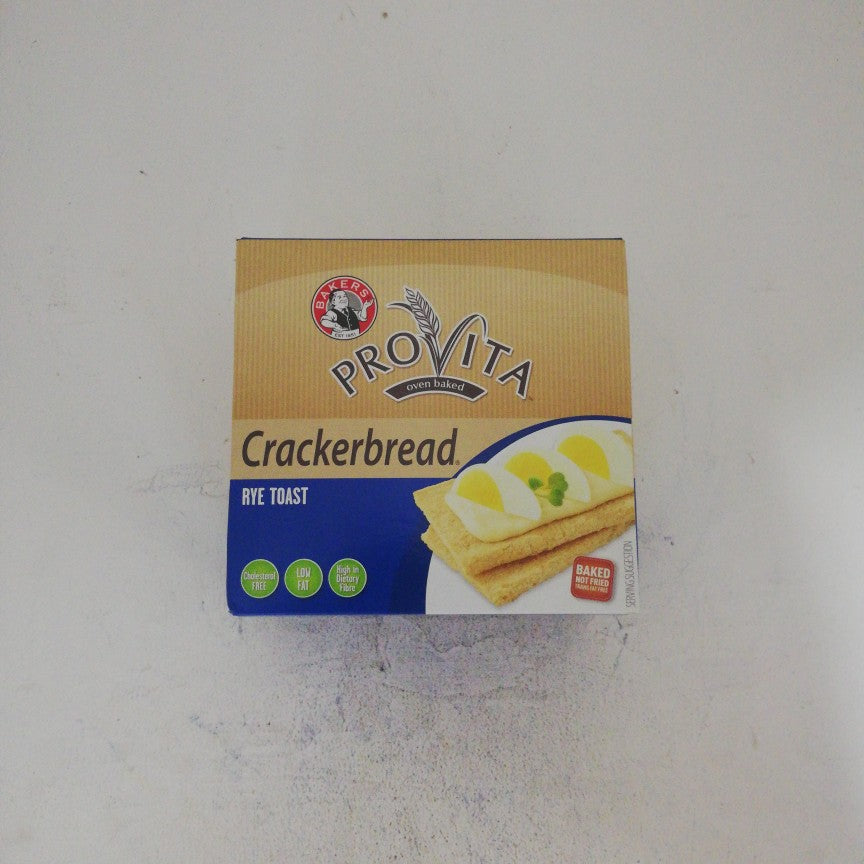 Bakers Crackerbread Provita Rye 125G