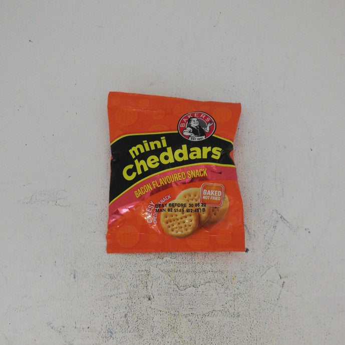 Bakers Mini Cheddars Bacon 33G