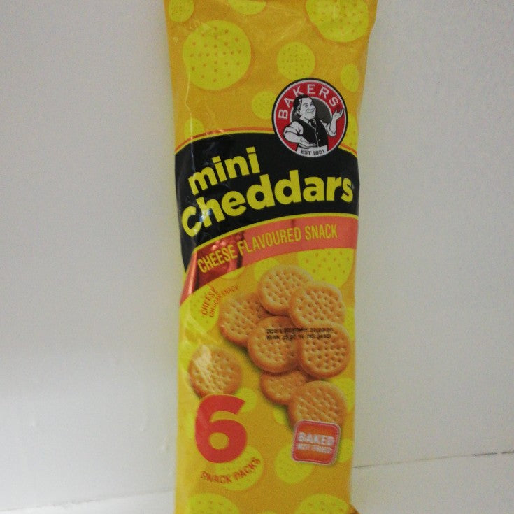 6'S Bakers Mini Cheddars Cheese