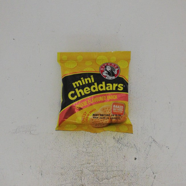 Bakers Mini Cheddars Cheese 33G