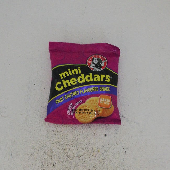 Bakers Mini Cheddars Fruit Chutney 33G