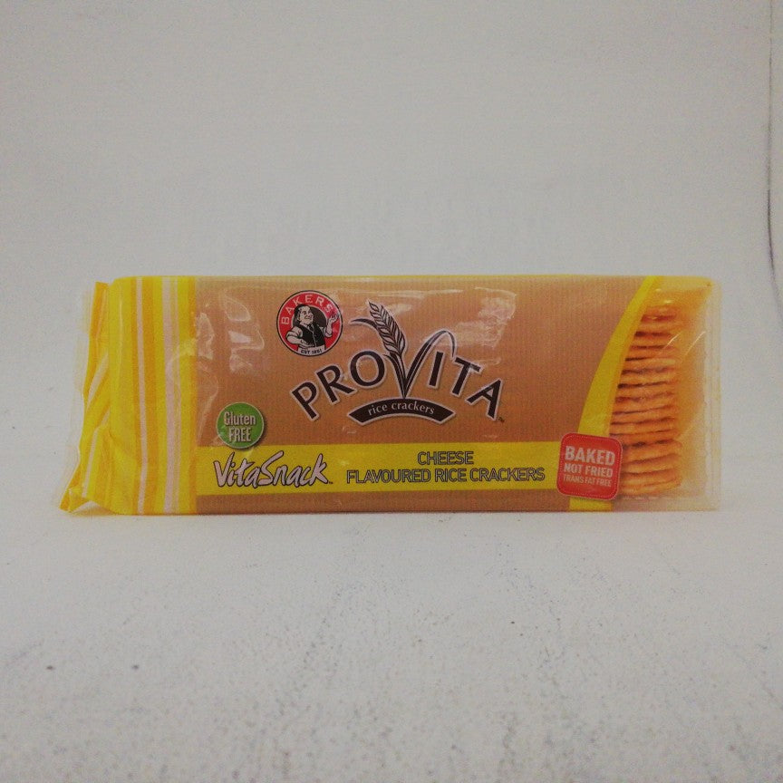 Bakers Rice Crackers Vitasnack Cheese 100G