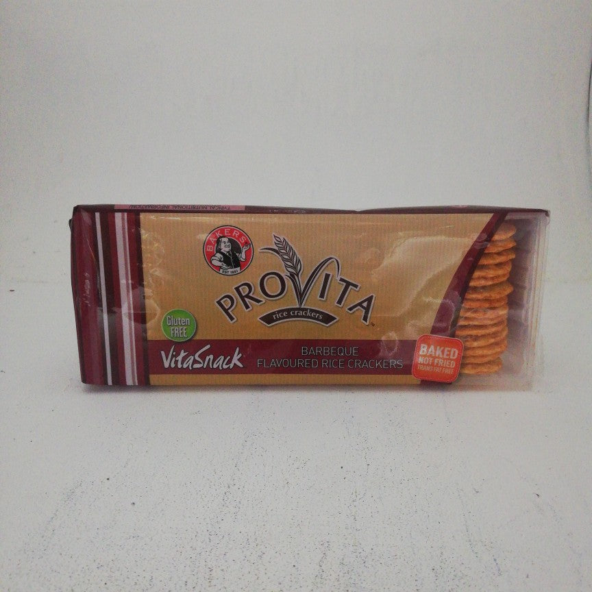 Bakers Rice Crackers Vitasnack BBQ 100G