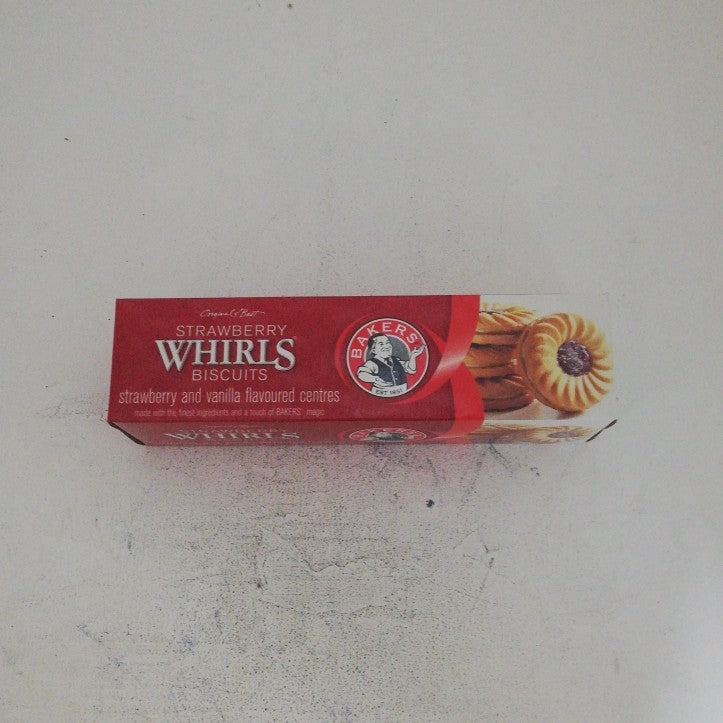 Bakers Biscuits Strawberry Whirls 200G
