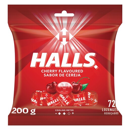 Hall's Lozenges Cherry 72 Pack -