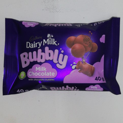 Cadbury Chocolate Dairy Milk Bubbly 40G