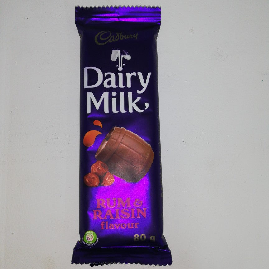 Cadbury Chocolate Rum & Raisin 80G
