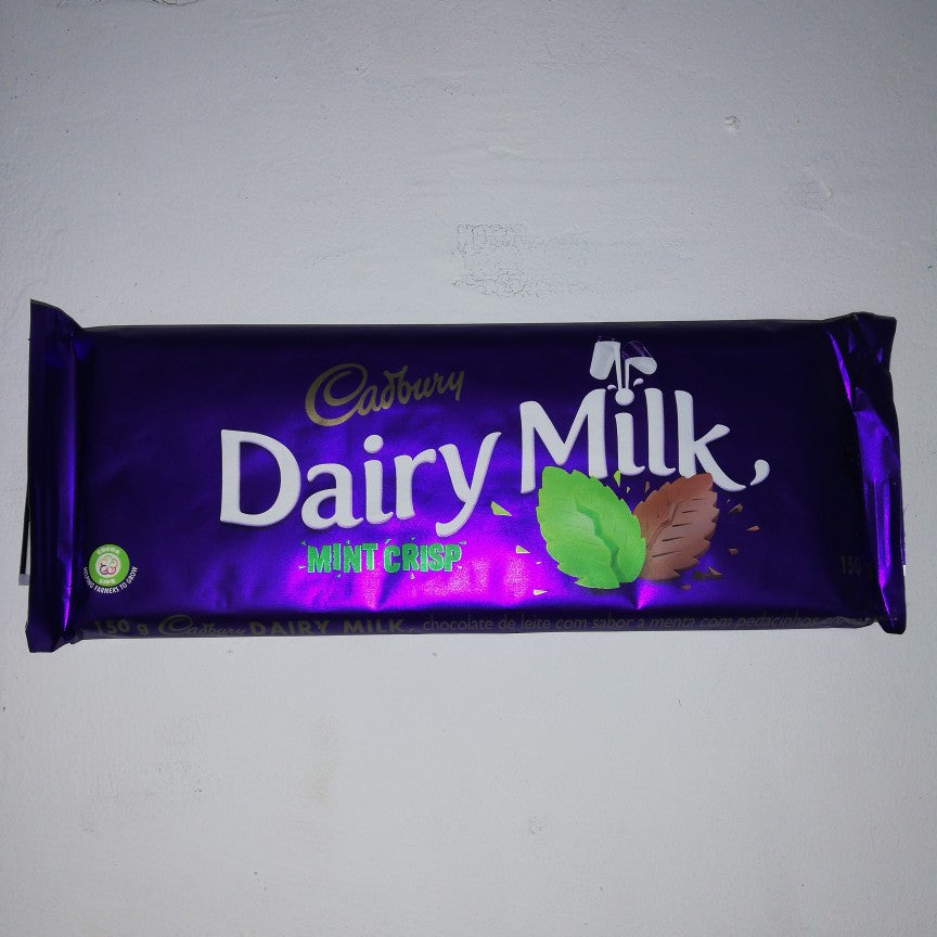 Cadbury Chocolate Dairy Milk Mint Crisp 150G