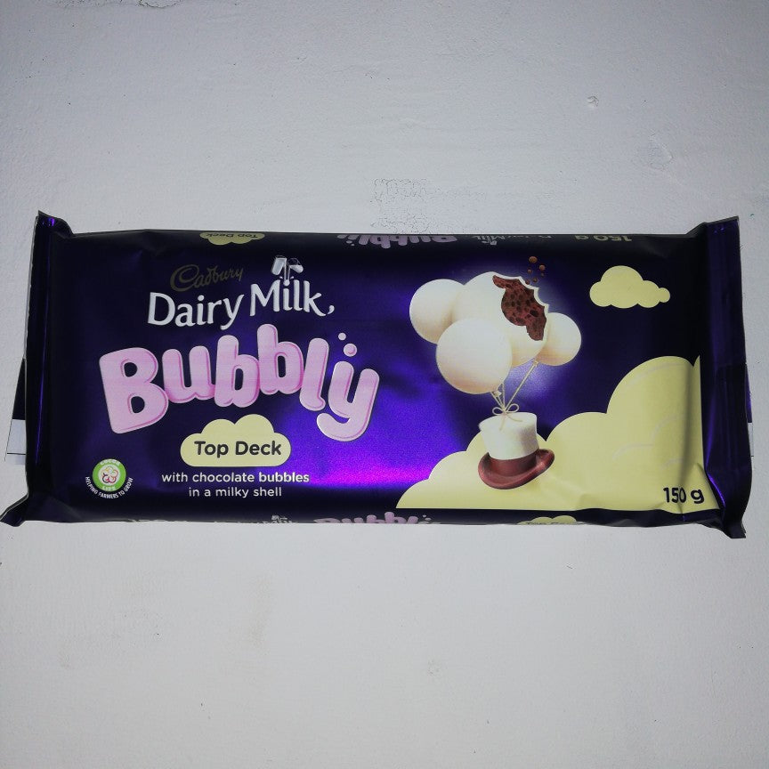 Cadbury Chocolate Dairy Milk Bubbly Top Deck 150G