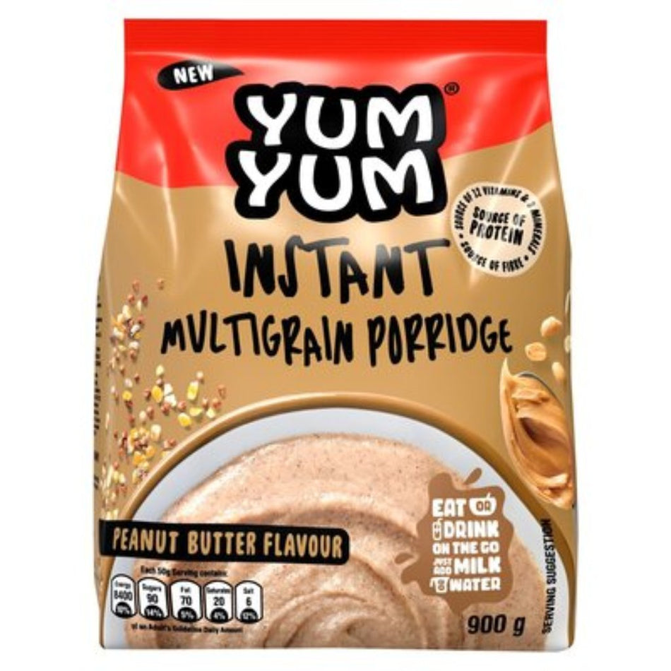 Yum Yum Porridge Instant Multigrain Peanut Butter 900G