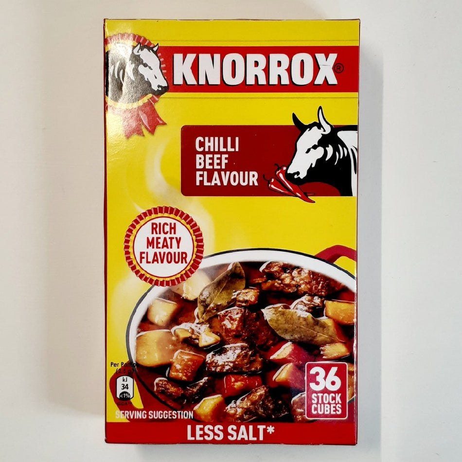 Knorrox Chilli Beef Flavoured Stock Cubes 36 x 10G