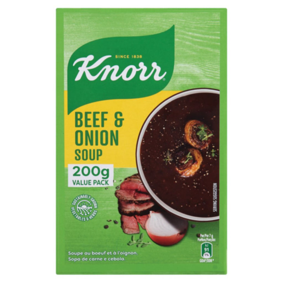 Knorr Soup Powder Beef & Onion 200G