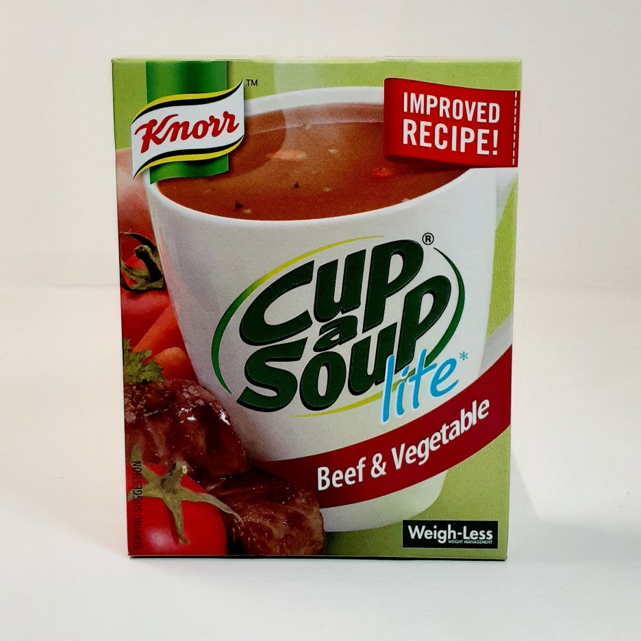 Knorr Cup-a-Soup Lite Beef & Vegetable 4 x 11G