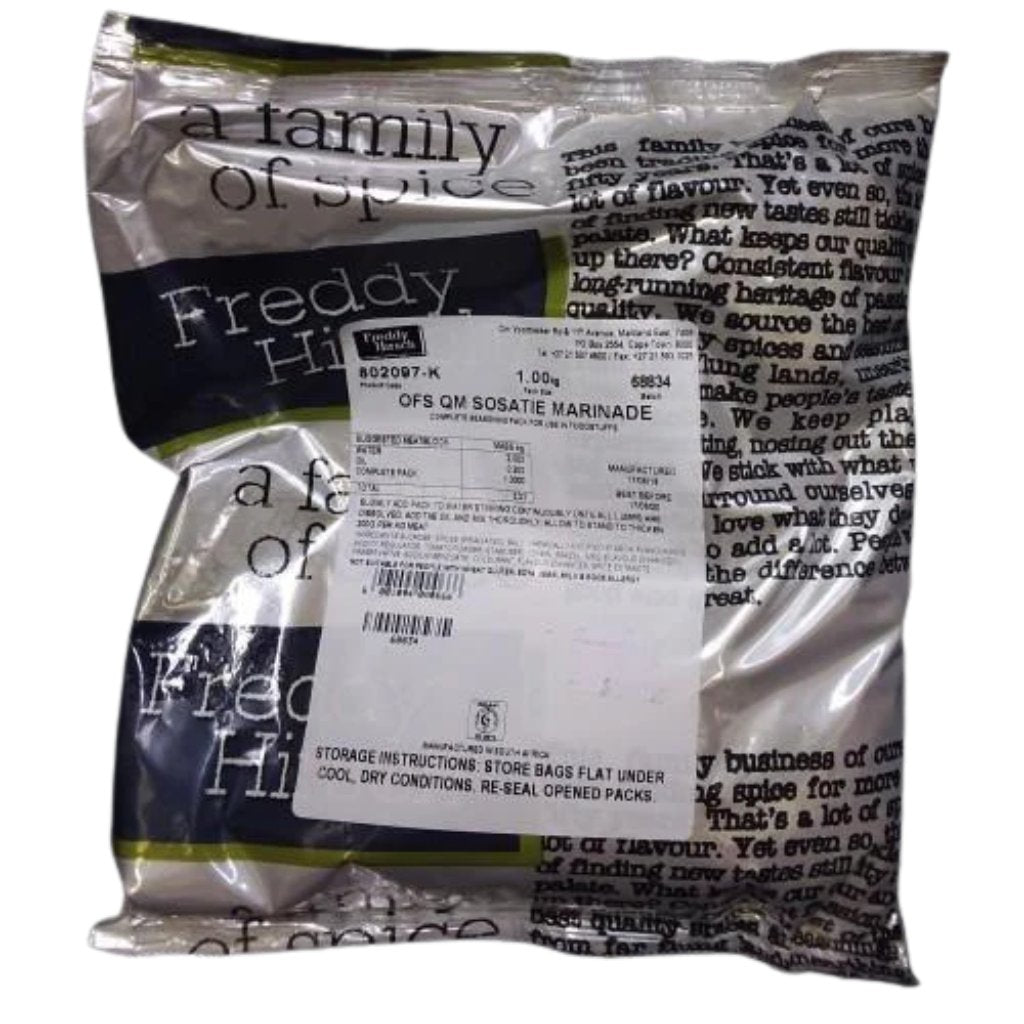 Freddy Hirsch QFS Sosatie Marinade Spice 1KG -
