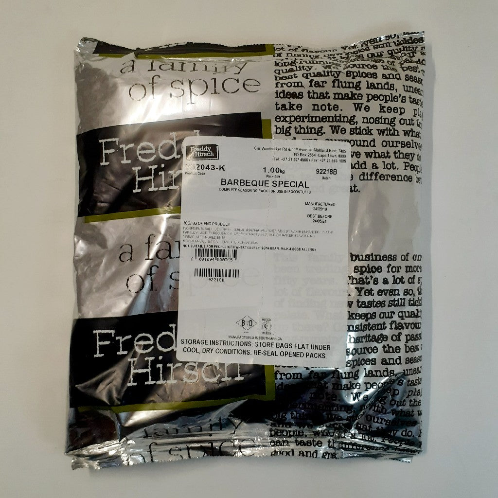 Freddy Hirsch Barbeque Special Spice 1KG -