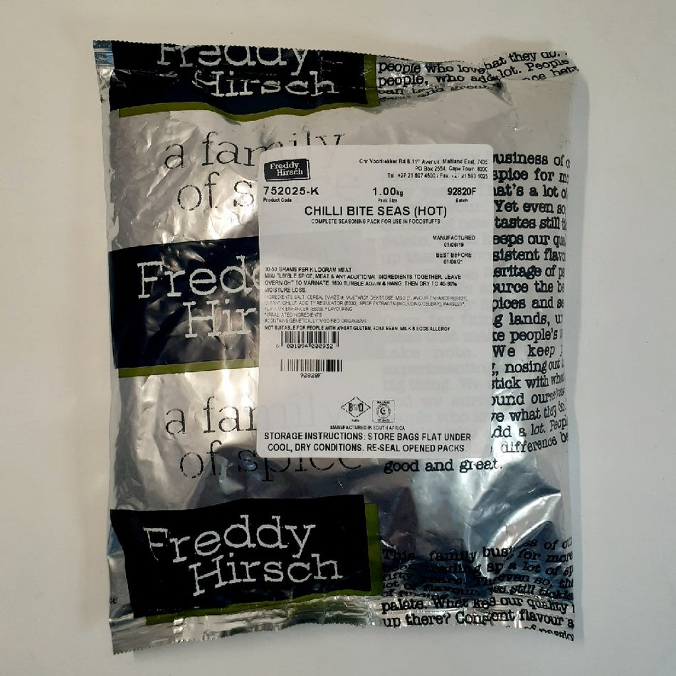 Freddy Hirsch Chilli Bite Hot Spice 1KG -