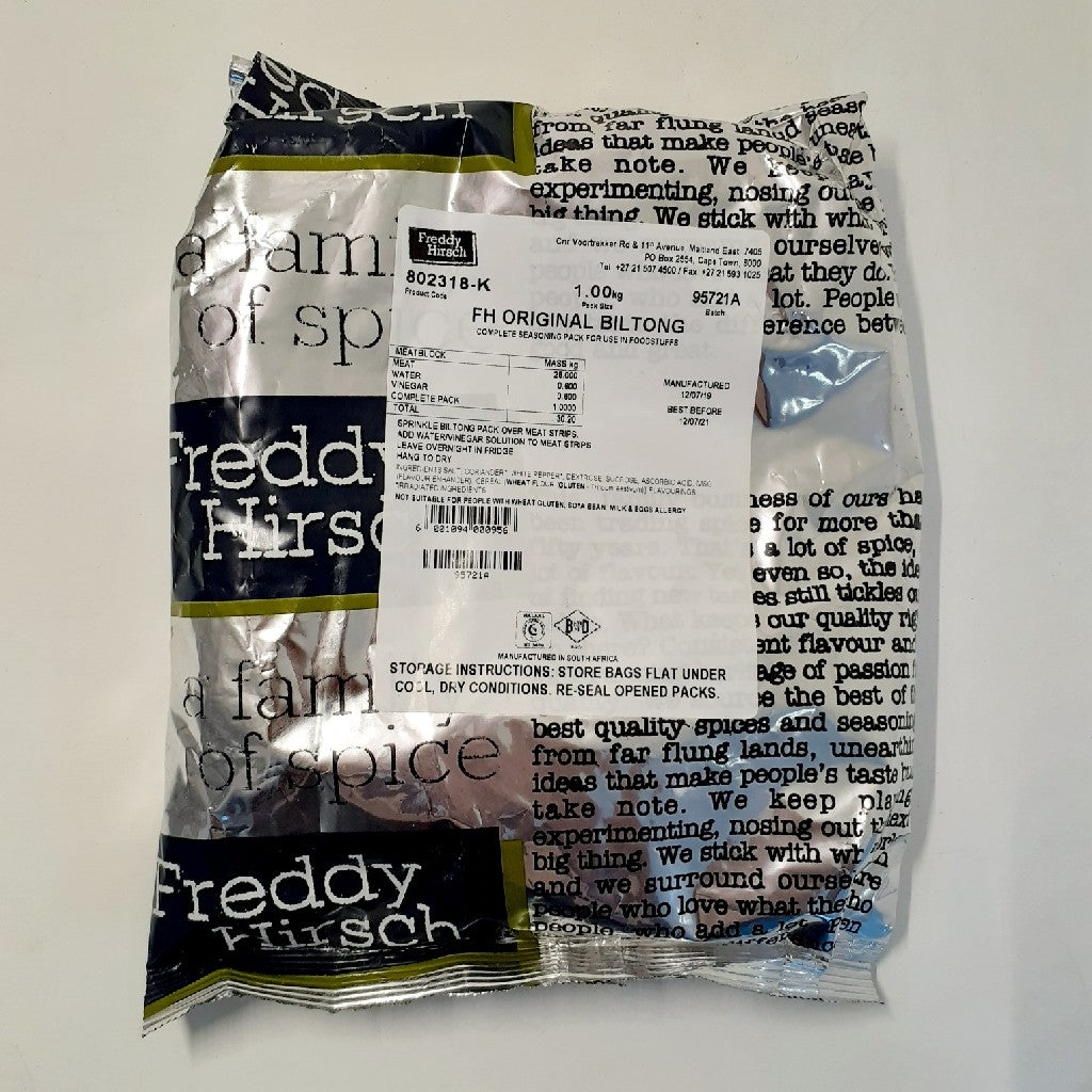 Freddy Hirsch Original Biltong Spice 1KG -
