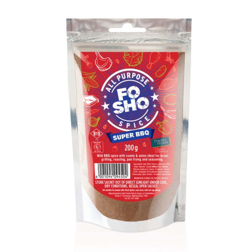 Freddy Hirsch Super Bbq Spice 200G -